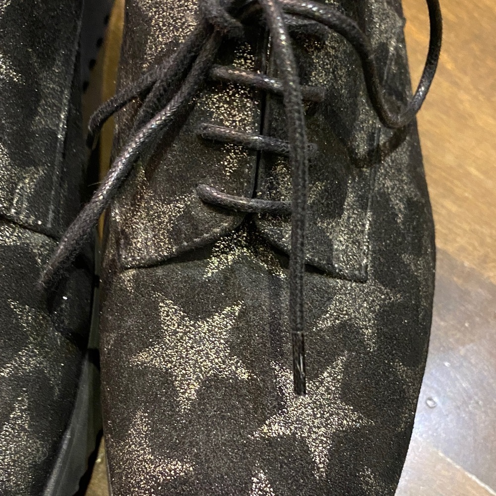 Pretty ballerina size 37 never worn ! Black and silver Starry Loafers - Picture 7 of 7